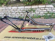 SPEEDONE SOR 鋁合金7046 前後避震 Off-Road 小輪徑車架
