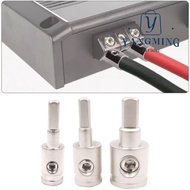YANGYANG Car Audio Connector, Gold Silver 0GA 4GA 8GA Car Speaker Wire Terminal, Pure Copper Car Aud