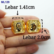 ✥♛♠CINCIN OM SANSKRIT/ OM OHM DESIGN INDIA SAIZ 16, 16.5, 17.5, 18, 18.5, 19 ,20, 20.5, 21, 22,26 EMAS 916