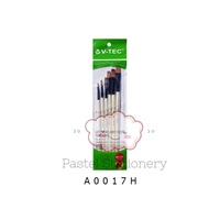 V-tec Poster Acrylic Oil Watercolor Painting Brush A0017H - Watercolor Acrylic Paint Brush 1 Set Con
