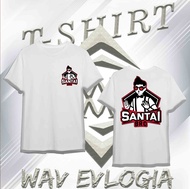 (74) KAOS DISTRO FASHION WAV EVLOGIA MOTIF EMOTE TIM GEEK FAM MPL ID SANTAII BRO SANTAI !!! MLBB P