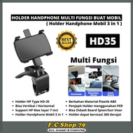 HP 3 In 1 Multifunctional Car Phone Holder for Mounting on the Rearview Mirror In the Sun visor Suit