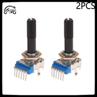 [8C11] 2 Piece RK12 Type Double B20K B50K Electronic Organ Speaker Audio Volume Adjustment Potentiom