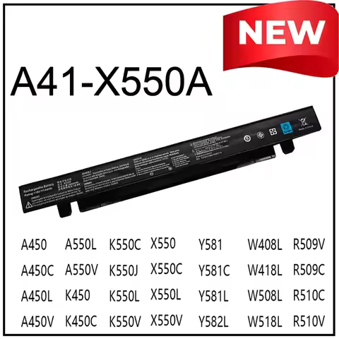 A41-X550A Laptop Battery for ASUS A41-X550 A450 A550L K450 X450 X550 X550C X550B X550V X450C X550CA 