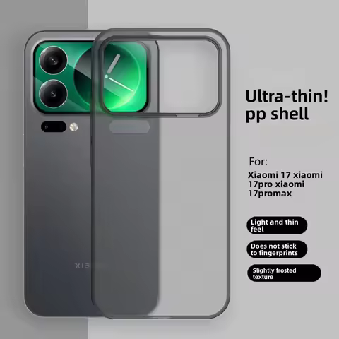 For Xiaomi17 Pro Max MI 17 Pro Case Simple Frosted Transparent PP TPU Skin-friendly Anti-drop Cover 