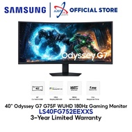 SAMSUNG LS40FG752EEXXS 40" ODYSSEY G7 G75F GAMING MONITOR ( 40" VA UHD / 1MS / 180HZ / AMD FREESYNC 