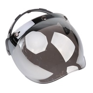 【Must-Have Style】 3-Snap Bubble Wind Shield Visor for Bonanza Biltwell Motorcycle Helmet