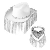 【Hàng có sẵn】 Bộ Bandana tua rua vũ trường Bandana Bandana bachelorette Cowgirl & weatern mũ cao bồi