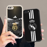 CK-25 Real Madrid Football Club Luxury Silicone Casing for OPPO A5 A3S A1K A12E Realme C2 C2s 14 14T