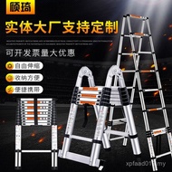 Retractable Herringbone Ladder Multifunctional Removable Ladder Portable Indoor Folding Outdoor Hous