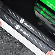 4Pcs Car Door Sill Strip Anti Scratch Side Door Step Protector Sticker for Suzuki Swift Baleno Grand