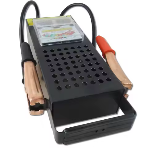 Portable Metal Mechanics Tool Car Battery Tester 6V 12V 100Amp Truck Battery Load Tester For 75AH 10