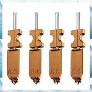 [G V W E] Quick Release Nozzle Kit- Upgraded for  AD5X Quick-Detachable 4pc Set 0.25+ 0.4+ 0.6+ 0.8M