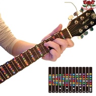 MALCOLM1 Guitar Note Sticker Learning Portable Frets Note Decal Fingerboard Stickers Musical Scale E