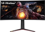 LG 34GP950G-B 34 Inch Ultragear QHD (3440 x 1440) Nano IPS Curved Gaming Monitor with 1ms Response Time and 144HZ Refresh Rate and NVIDIA G-SYNC Ultimate with Tilt/Height Adjustable Stand - Black