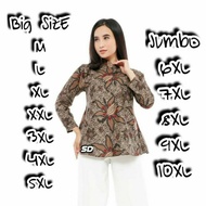 blouse batik wanita jumbo modern