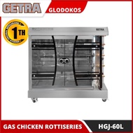 RT206 Gas Chicken Rottiseries Getra Hgj-6ol Pemanggang Ayam Bebek Gara