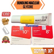 BUNDLING Niaclear & Glycore 8 percent Derma Xp Cream for sensitive skin and brighten the face