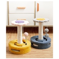 Cat Tree Play Bed Scratcher House Toy For Kitten Cat Tree Toy Scratcher Sisal Cat Toy W/ Ball 猫爬架 猫跳台