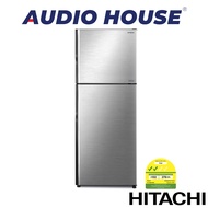 HITACHI R-VX480PMS9-BSL 407L 2 DOOR FRIDGE (SILVER) ***1 YEAR HITACHI WARRANTY***