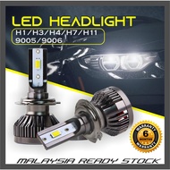 (6 MONTH WARRANTY) Car LED Headlight H3 H4 H7 H8 H11 H1 HB3 HB4 9006 9005 C6 HID Car Headlamp LED Bu