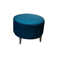 Tekkashop FDST0530BL Simple Modern Stool Solid Wooden Frame Solid Rubber Wood Leg (61x46cm)