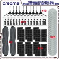 Dreame L10s Pro Ultra Heat, Dreame Bot X30 Ultra /X30 Pro, S10 Pro Ultra Parts, roller, side brush, 