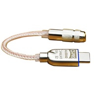 Type-C to 3.5mm HiFi Digital Headphone Amplifier CS46L41 Chip Decoding DAC Audio Adapter Cable for A