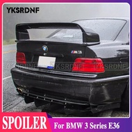 YKSRDNF For BMW E36 M3 Spoiler 1990-2000 ABS Plastic Unpainted Primer Color Rear Trunk Boot Wing Lip