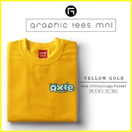 ▤ ◳ ☈ Graphic Tees MNL Axie - GTM Infinity Logo Pocket Customized Shirt Unisex Tshirt for Women and