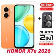 HONOR X7e 2026 Full Cover Tempered Glass Flim For HONOR X7e HONORX7e X7 E X7E 5G 4G 2026 Front Film 