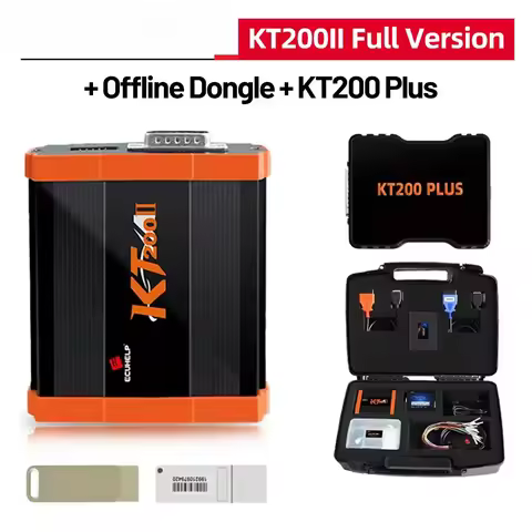 ECUHELP KT200 II Full Version with Offline Workstation & KT200 Plus Ecu Programmer [Add more ECUs R/
