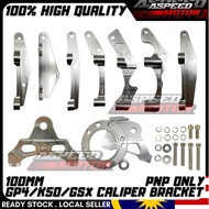 🔥 GP4 M3 M4 M5 100mm Caliper Pump Bracket Front Rear Depan Belakang Y15ZR RS150 NVX 155 LC4S LC5S Y1
