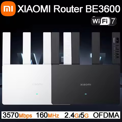 Xiaomi Router BE3600 WiFi 7 3570Mbps 160MHz 2.4G/5G Dual WAN LAN Gaming Acceleration Mesh Network Re