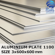 อลูมิเนียมแผ่น เกรด 1100 ขนาด 3x600x600 mm ALUMINIUM PLATE 1100 SIZE 3x600x600 mm