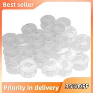 25 Clear Plastic Sewing Machine Bobbins Fits Singer Brother Janome Toyota