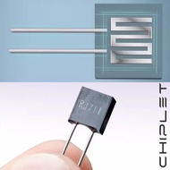 2PCS RJ711 Non-inductive Metal Film Resistor 0.25W 1/4W 0.01% Sampling Resistance 1R 2R 4R 5R 10R 20