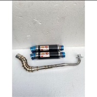 Red leo RL Exhaust Ex5 Srl wave 100 110 dash 110 125 kriss 110 legend