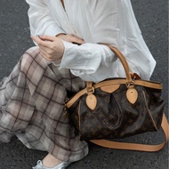LV 路易威登 原花 Monogram Tivoli PM 水餃包 手提包 肩背包 M40143