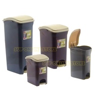 12L / 15L / 30L Plastic Step On Bin / Dustbin / Trash Bin / Home Style Plastic Pedal Dustbin / Tong 