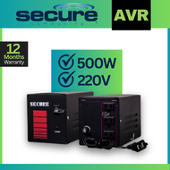 Brandnew Secure AVR 500 watts 220 volts | automatic voltage regulator | 3 sockets 220V