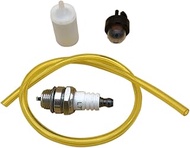 QIJEX 600mm Fuel Hose Line Filter Spark Plug L7T Kit, for Husqvarna, 350 345 340 346 XP 334 335 338