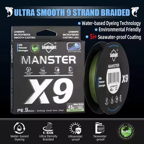 SeaKnight NEW X9 Series 9 Strand PE Braided Fishing Line Long Casting 150M 300M 500M Fishing Wire Ta