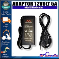 Adapter 12volt 5 Amperes, Power Adapter Supply LED Adapter 12V DC 5A