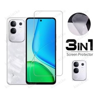3-in-1 For Vivo Y29 4G Y39 Y200 Y100 Y19s Y17s Y28s Y18e Y18i Y18 Y11 Y15sY16 Full Tempered Glass Sc