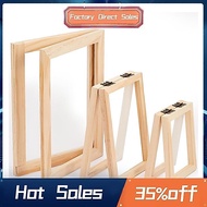 3 Pieces Paper Making Wooden Paper Making Mould Papermaking Screen Kit 3 Size Frame for DIY  (A7, A6