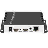 H265 H264 4K HDMI Video Streaming Encoder IPTV with RTSP RTMPS HLS M3U8 UDP SRT ONVIF, HD HDMI to IP