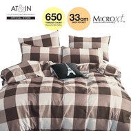 AT&IN Love & Shine Microxt Fitted Sheet Set | 580TC | 25cm Pocket Height (Super Single / Queen / Kin
