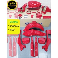 DEMAK Eco 110 Coverset Red Blue Green Yellow Body Cover Eco110 Cover Set