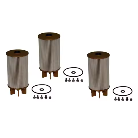 3X Fuel Filter Part Number 16403-4KV0A Fuel Filter Elements Fuel Water Separator For Nissan Navara N